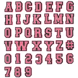 Dijes de zapatos con letras rosas para Crocs, sandalias, insignia, hebilla, alfileres para niños, decoración para pantalones vaqueros, regalo para mujer, accesorios para zapatos