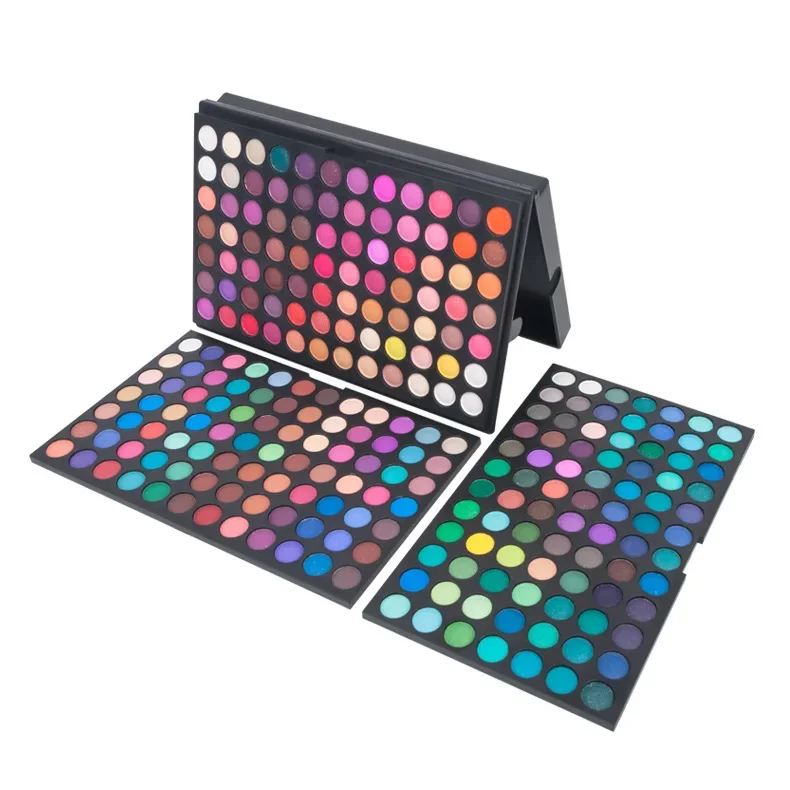 Pro 252-Farben-Make-up, langlebige Lidschatten-Palette, kosmetisches Make-up, wasserfest, nackt, matt, glitzernd, schimmernd, Lidschatten-Palette