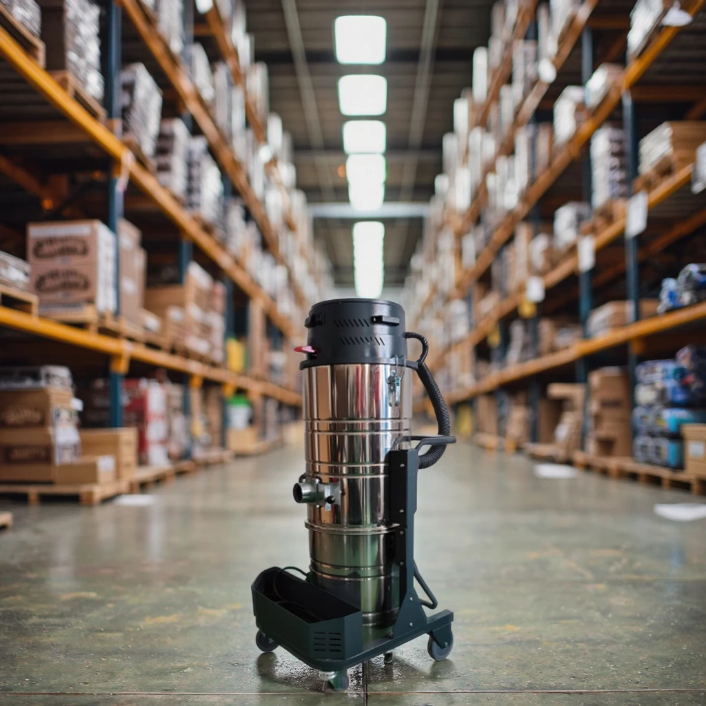 Dry and Wet Industrial Vacuum Cleaners for Heavy Duty Liquids and Solids Pickup With Automatic Water Shutoff Function