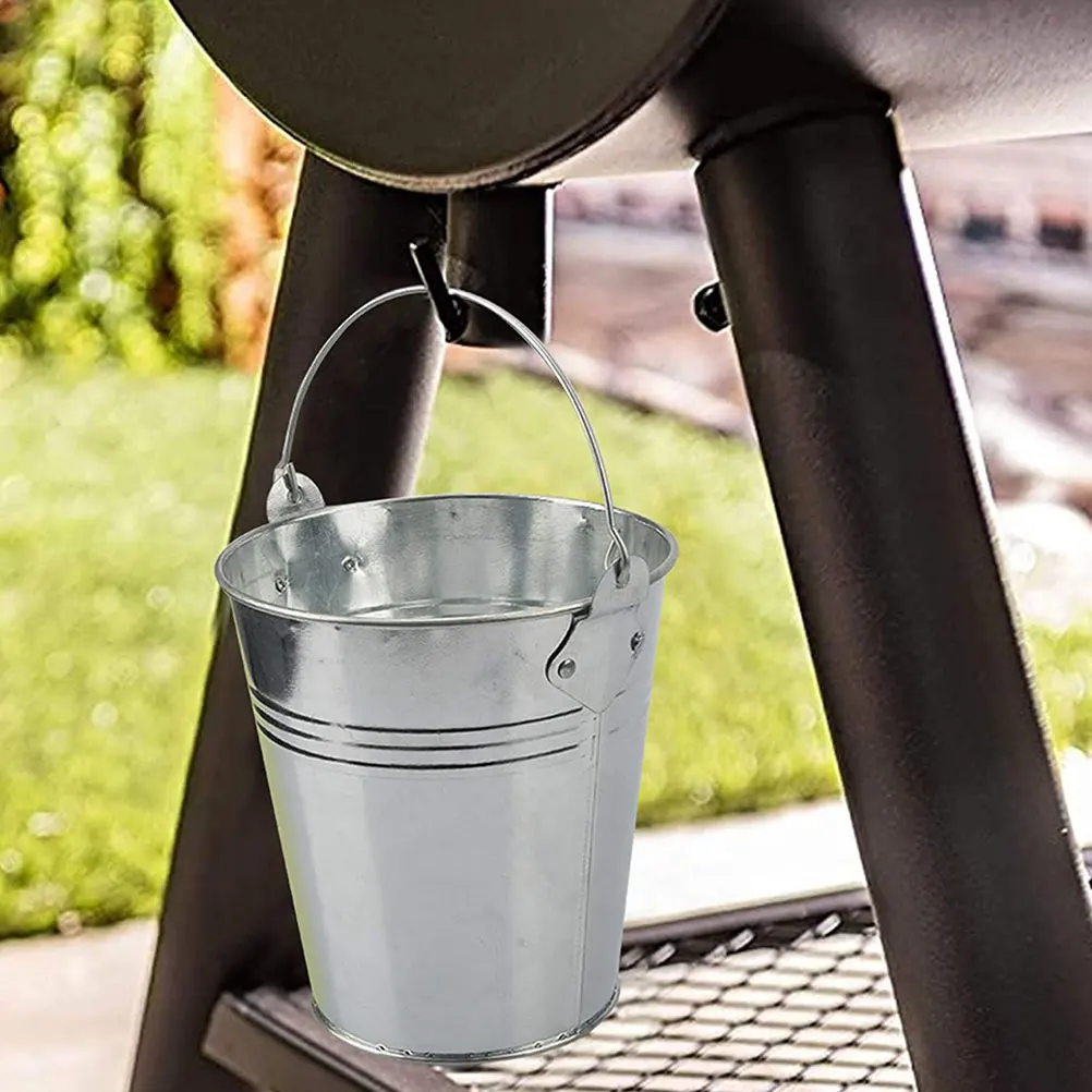 

10pcs Barbecue Oil Barrel Inner Liner Set Disposable Grease Bucket Collection Bbq Drip Catcher Kitchen Bar Supplies Lightweight