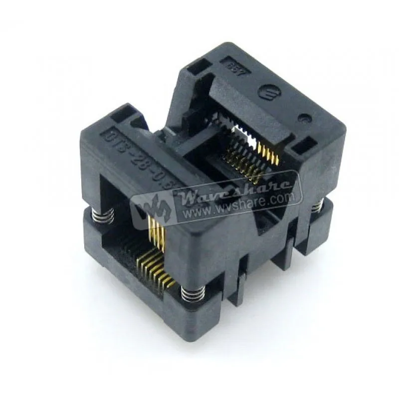 

Makerseek OTS-16(28)-0.65-01 SKU 3601 Waveshare OTS 16 28 0.65 01, Test Burn in Socket,