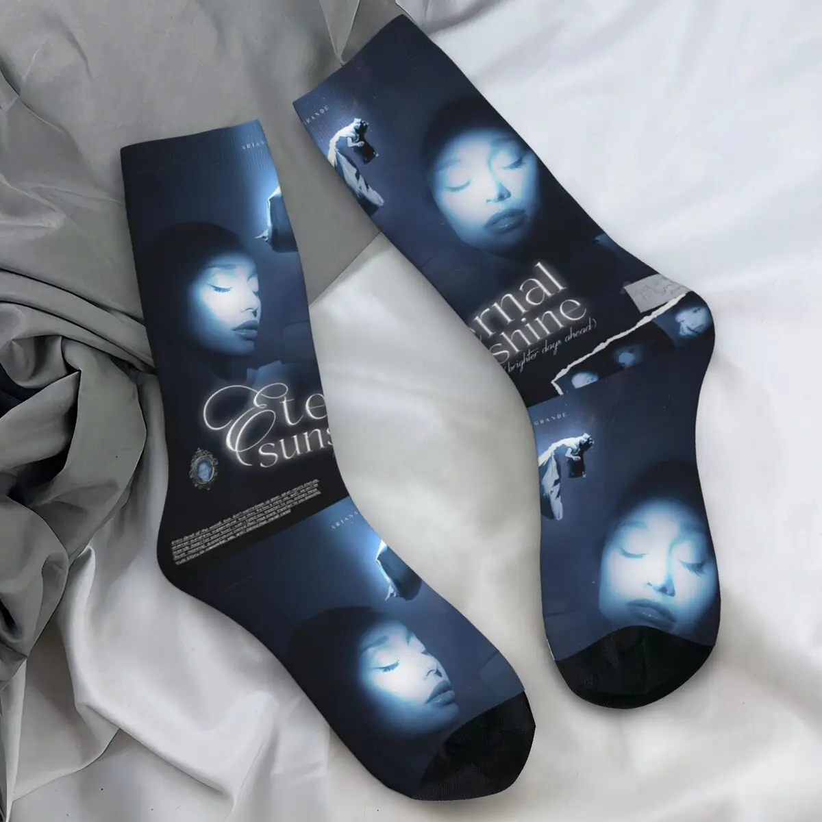Ariana Grande Eternal Sunshine Brighter Days Ahead Socks Autumn Stockings Retro Comfortable Socks Graphic Outdoor Non Slip Socks
