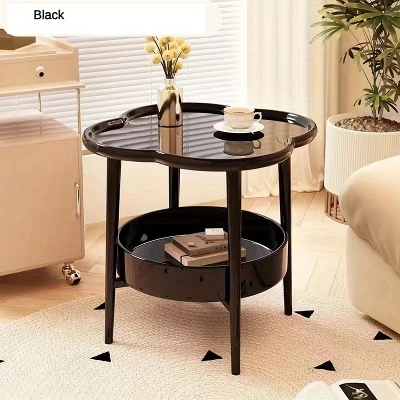 Kremowy styl w kształcie chmurki Sofa stół do sypialni do spania mały okrągły stół nowoczesny prosty balkon półka stolik kawowy 