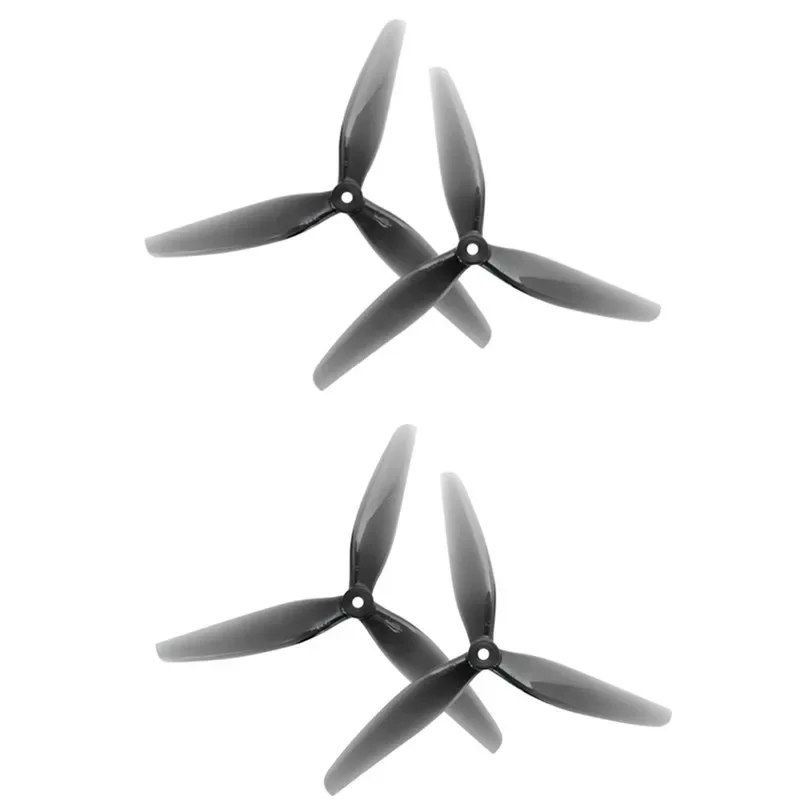 2 paires 2CW 2CCW HQ Prop 7X4X3 hélice 7040 POPO Prop 7 pouces accessoires à 3 pales incassable de haute qualité pour Drone de course RC bricolage FPV