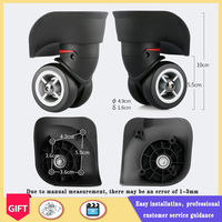 A08 Suitcase Luggage Wheel Universal Trolley Case Accessories Replacement High Quality Casters Replacement Ten thousand Pulleys