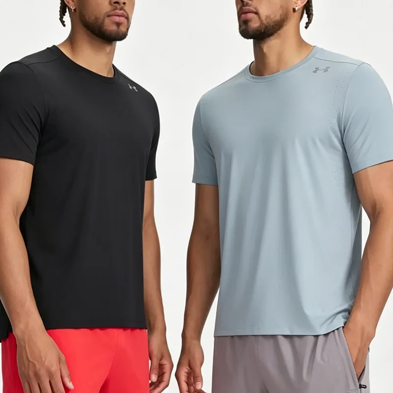 Under Armour Men Quick Dry Stretch Short Sleeve Crew Neck Athletic Sports T Shirt 6009508-001