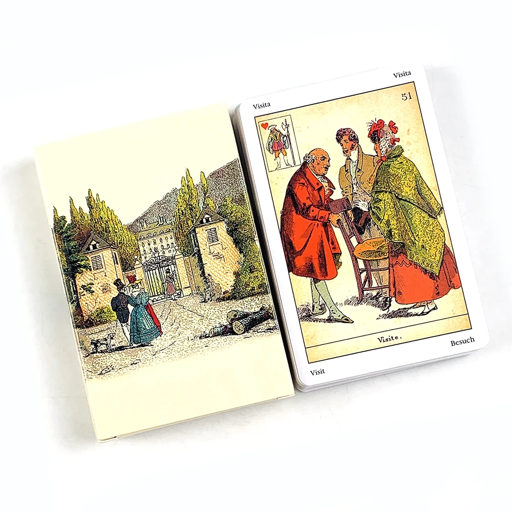 Nouveau jeu de cartes Oracle, 52 cartes pour les rassemblements familiaux, élégant et compact, idéal pour les voyages, la divination et les jeux de société