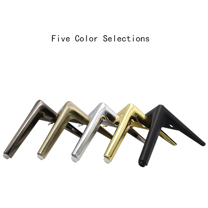 Gambe per mobili in metallo da 4 pezzi con cuscinetto antiscivolo Mobile TV Tavoli da letto Gamba Divano moderno Piedini da tavolo Supporto Accessori hardware