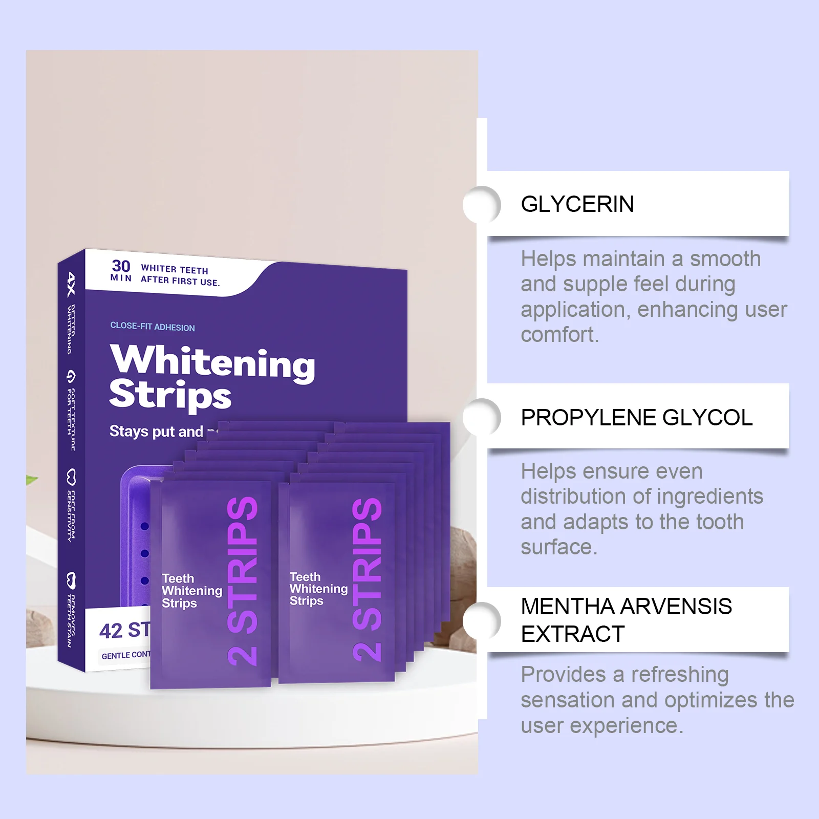 치아 미백 스트립 42개입 밀착형 접착제 부드러운 일상 - Teeth Whitening In Office 리뷰 및 가격