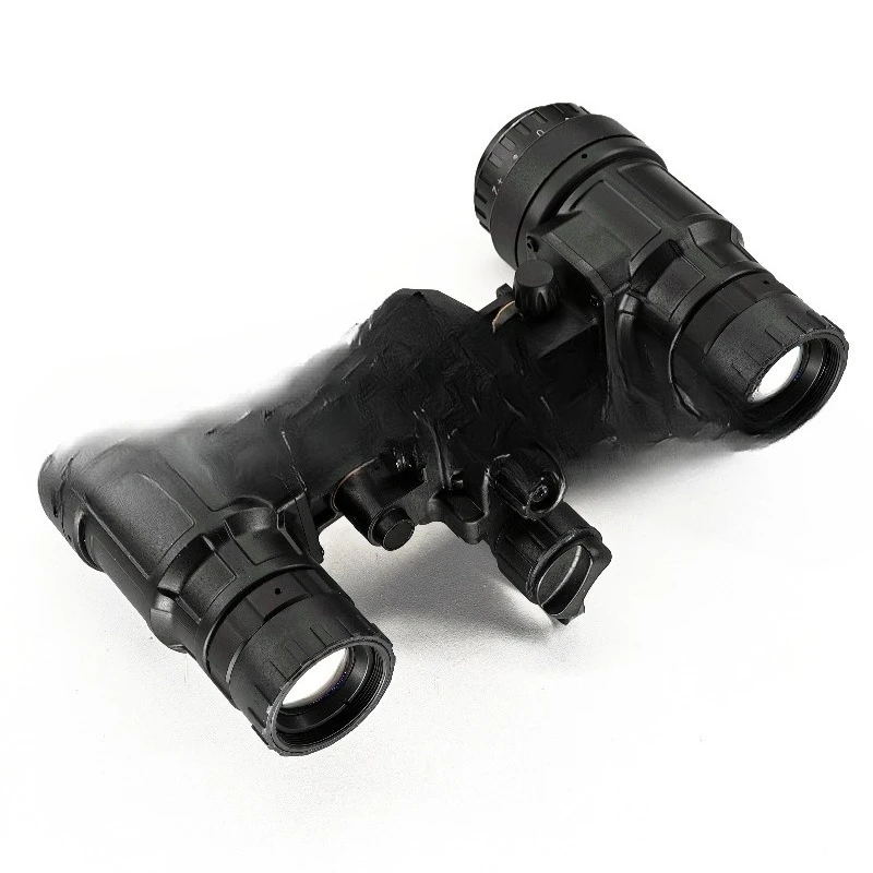 Binocular night vision device with image tube