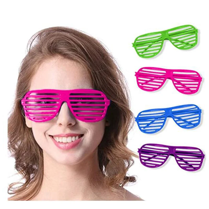 3PCS Colorful Blinds Glasses Toys Children Novelty Funny Cute Glasses Masquerade Party Decoration Birthday Creative Gifts