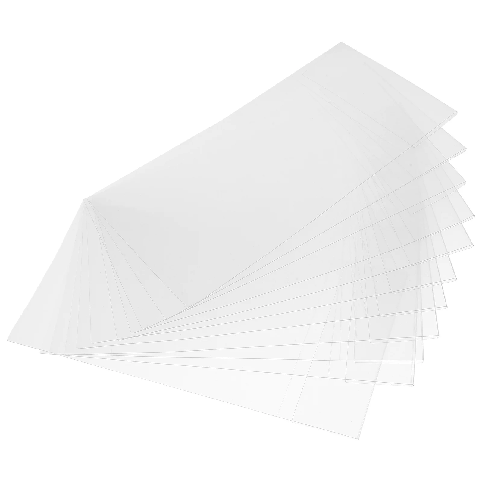 

12Pcs Price Tag Holders Plastic Shelf Label Display Stands for Supermarket Retail Store Merchandise Sign Holders