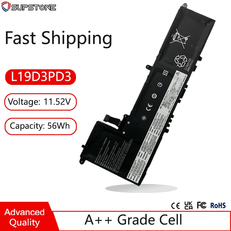 L19D3PD3 L19L3PD3 L19M3PD3 Laptop Battery For Lenovo Xiaoxin Pro-13IML 2019,IdeaPad S540-13API,13ITL 13ARE,5B10W67393,SB10V27765