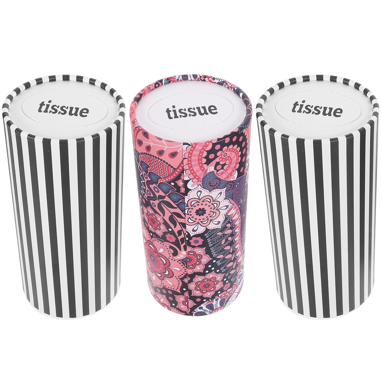 

3 Pcs Cylinder Pumping Paper Adorable Face Tissue Automotive Wipes Dispenser Portable Facial Car Napkin Daily Supply Miss