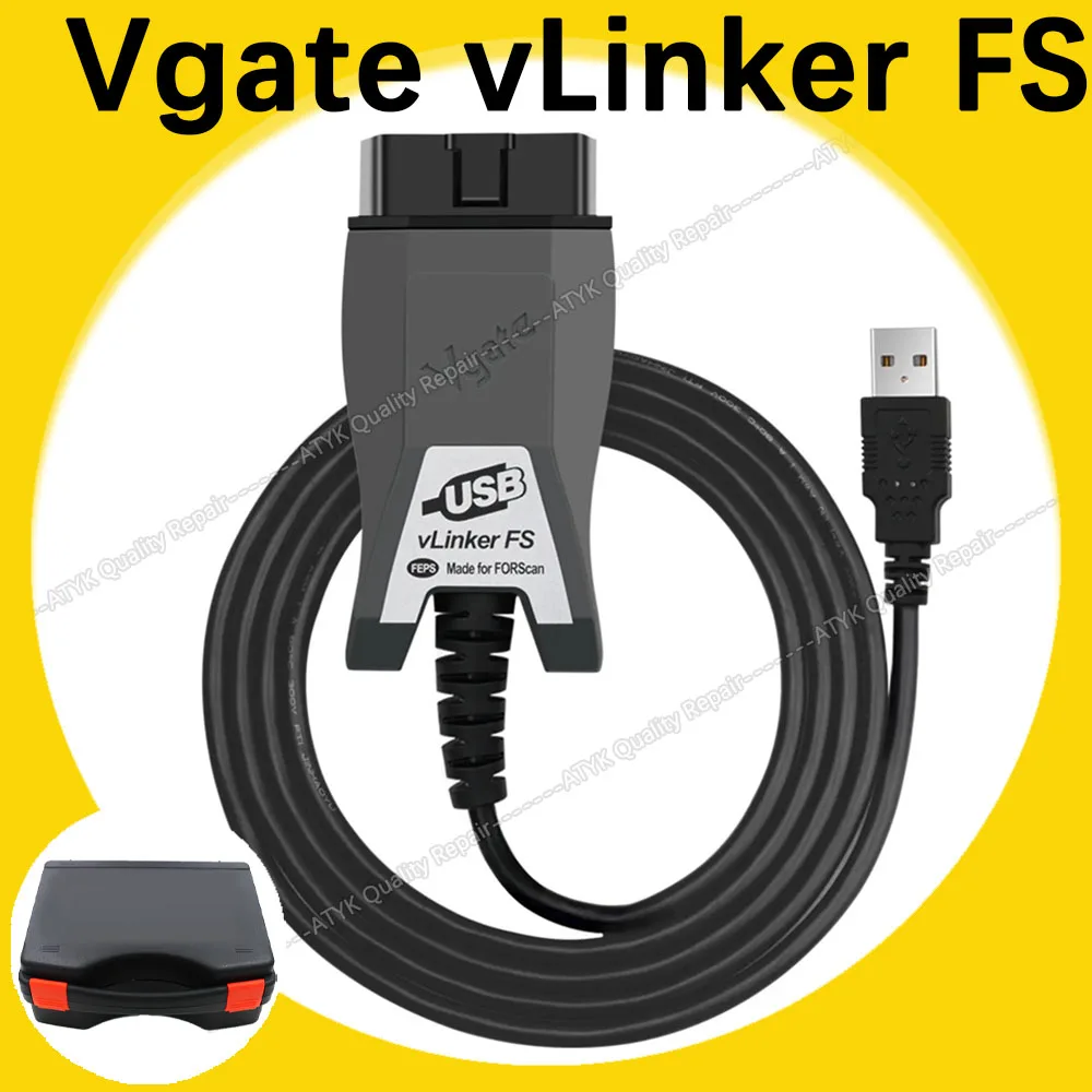 

Vgate Vlinker FS elm327 ELM 327 For Ford FORScan MS CAN/HS CAN obd2 scanner Diagnostic equipment Repair interface tuning cars