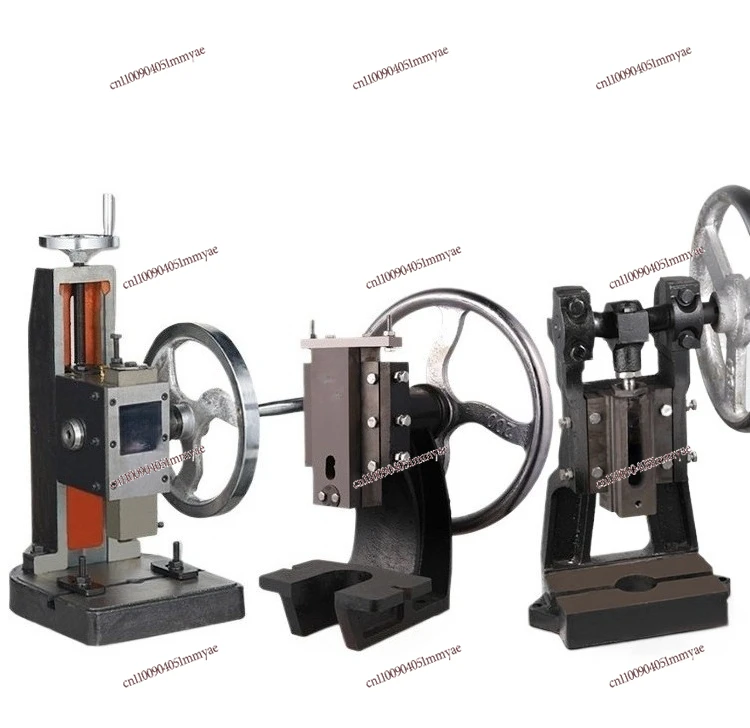 Handpan punch small manual stamping machine Hand crank disc press