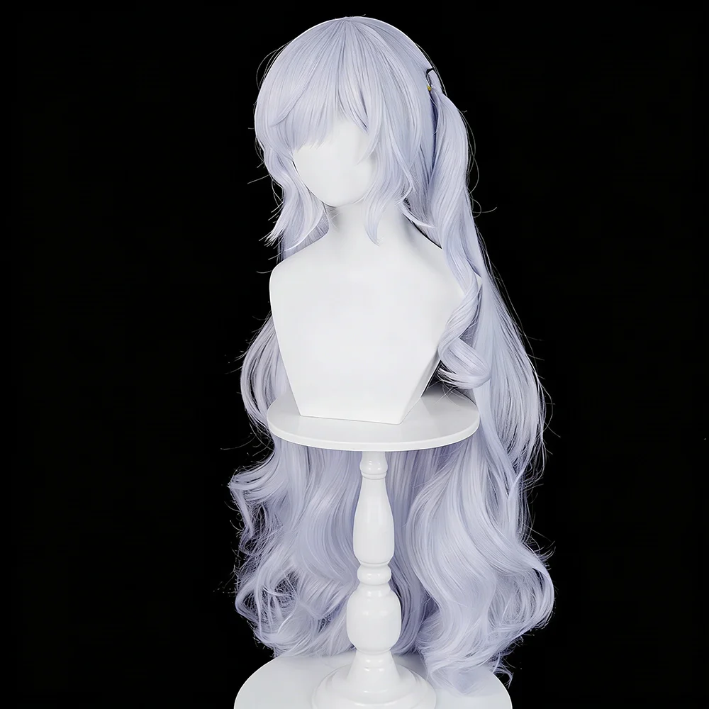 Peruka Cosplay Anime Magical Girl Witch Trial Amano Natsume Damska Lolita Długie Kręcone Włosy Syntetyczne Odporne na Ciepło Peruki Karnawałowe