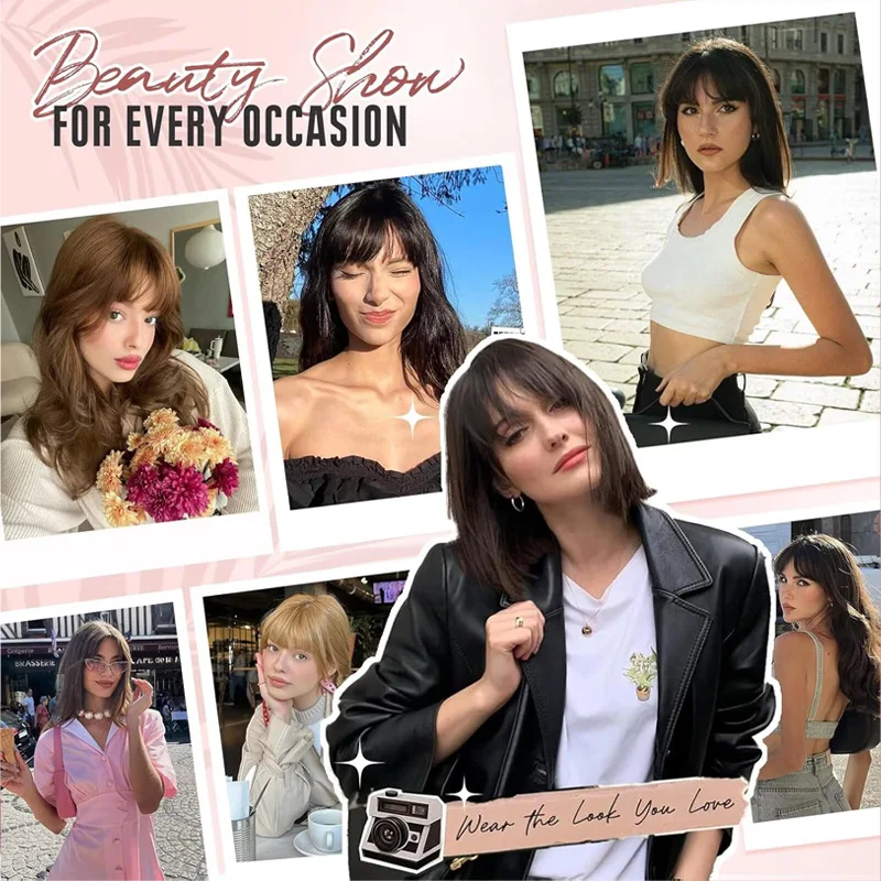 Prisegami kirpčiukai, natūralių plaukų - Image 6