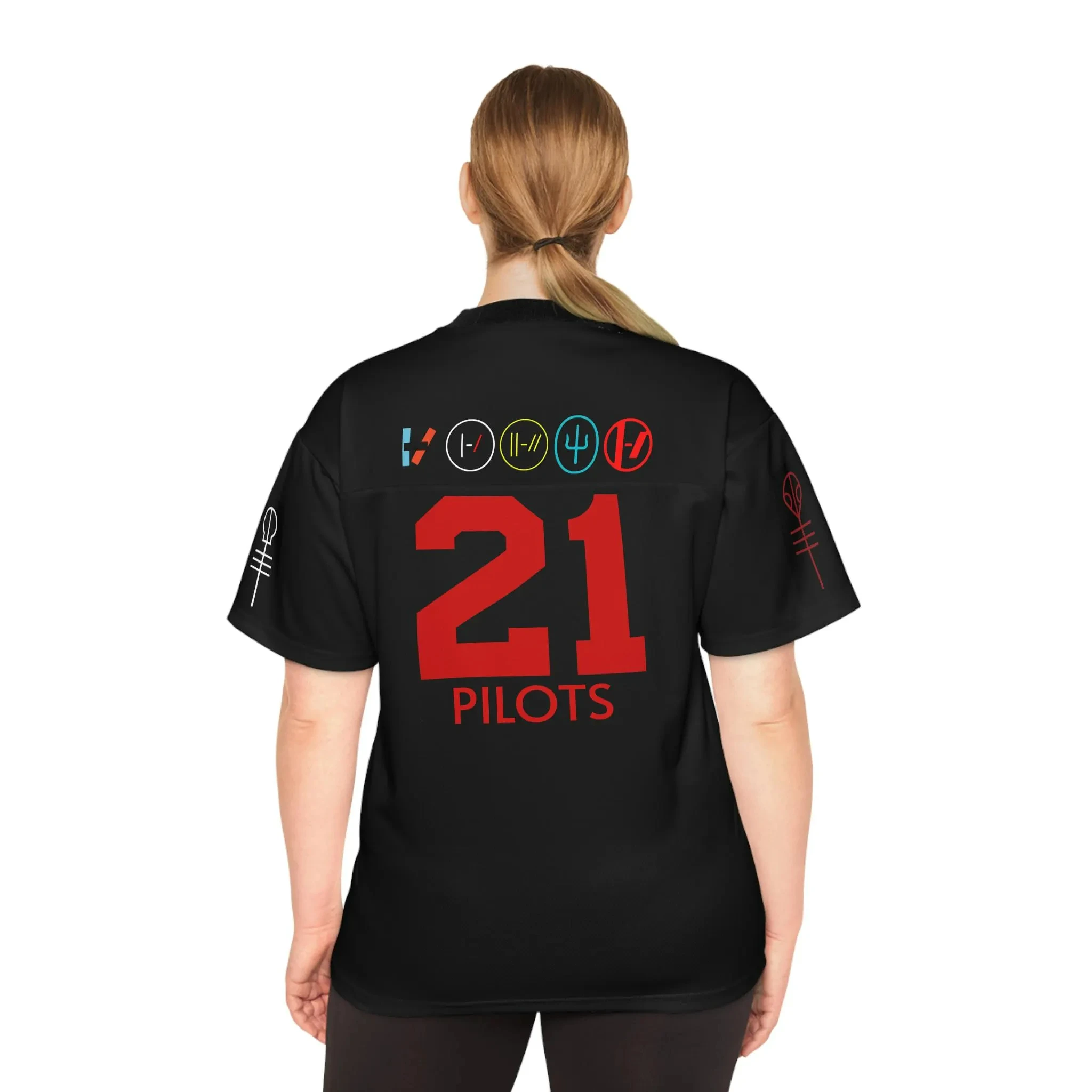 Von Twenty One Pilots inspiriertes Fußballtrikot, Musik-Fan-Trikot, Sommer-Sport-T-Shirt für Herren, Kinderbekleidung, T-Shirt, Y2k, Damen ﻿ ﻿ ﻿ – Detail 7