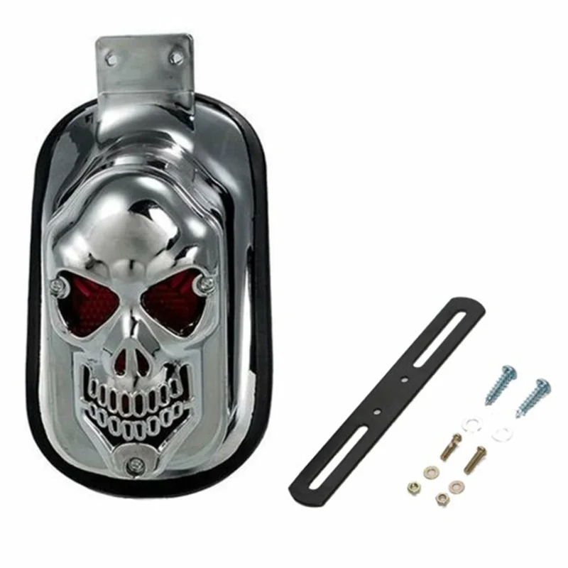 Resurrect Your Motorcycle Skull Motorcycle Integrated Taillight With Turn Signal Rear Brake Light Motorcycle Accessory