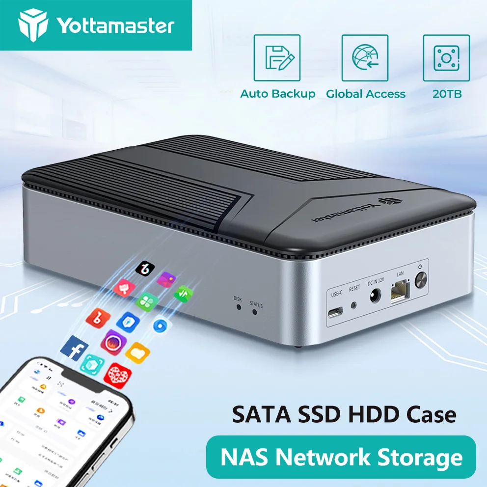 Yottamaster NAS Network Private Cloud Storage 2.5/3.5