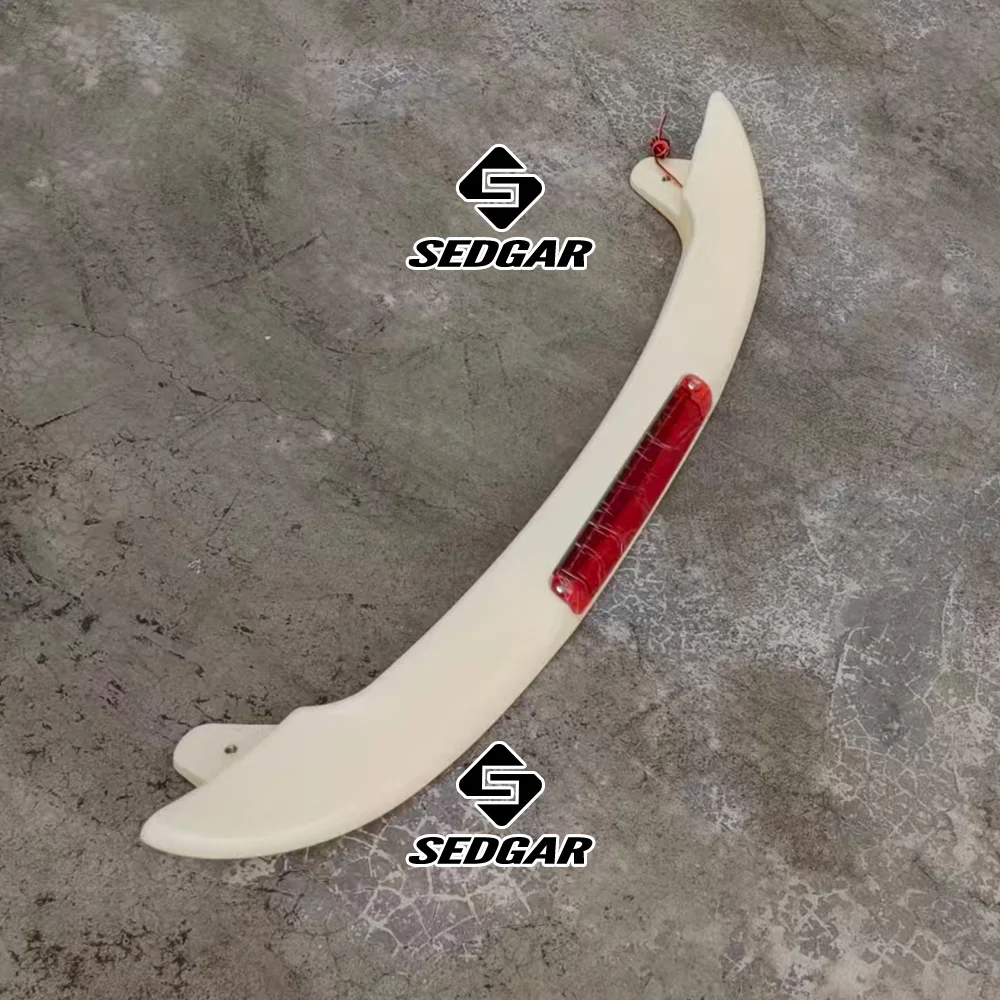 For 2002--2013 Toyota Vitz Echo Yaris with LED Lights High Quality ABS Plastic Unpainted Roof Spoiler Trunk Boot Wing Spoiler