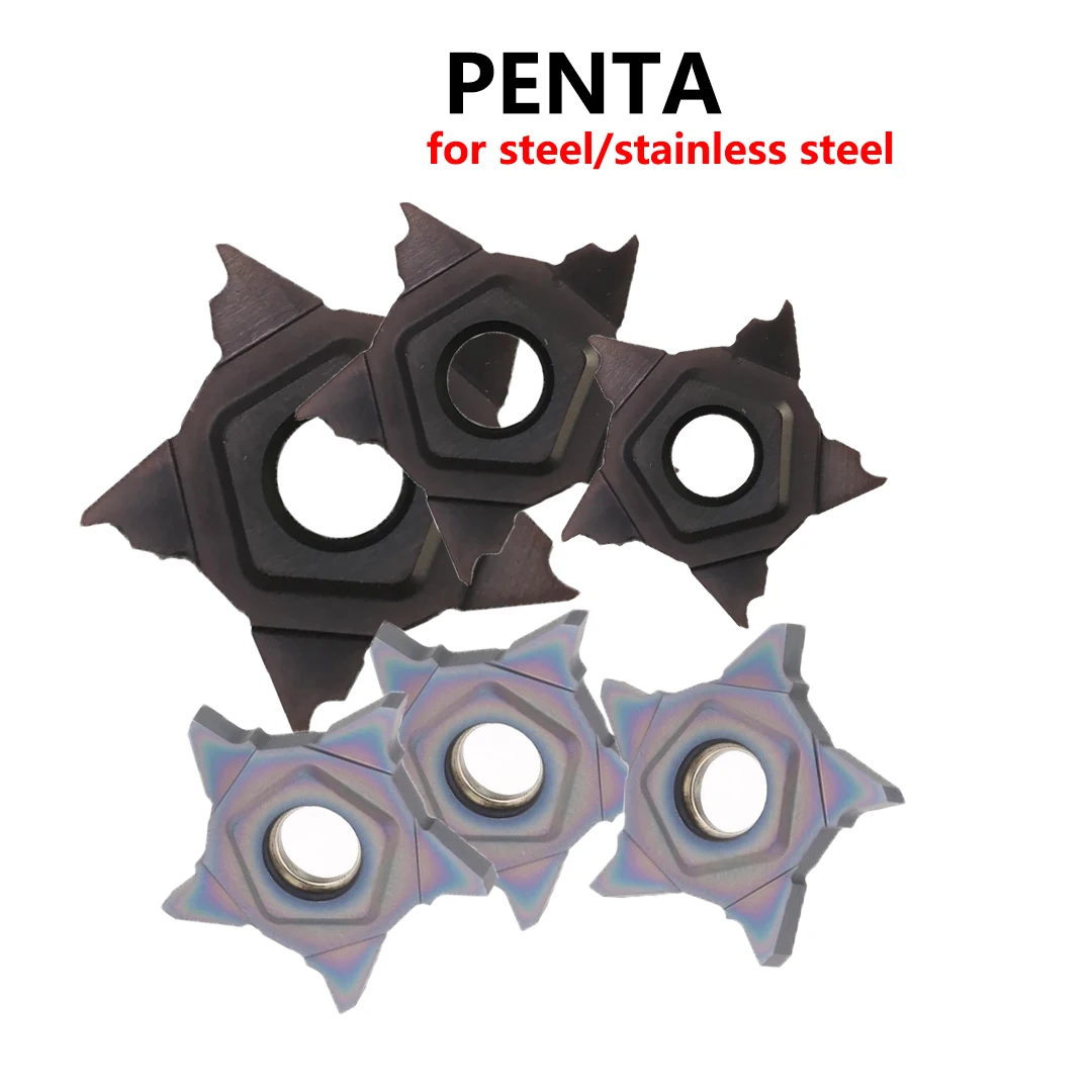 

BEYOND PENTA24N100 PENTA24N150 PENTA24N200 BBM18 Твердосплавные вставки PENTA24N PENTA 100 150 200 для P M Держатель инструментов Лезвия с ЧПУ