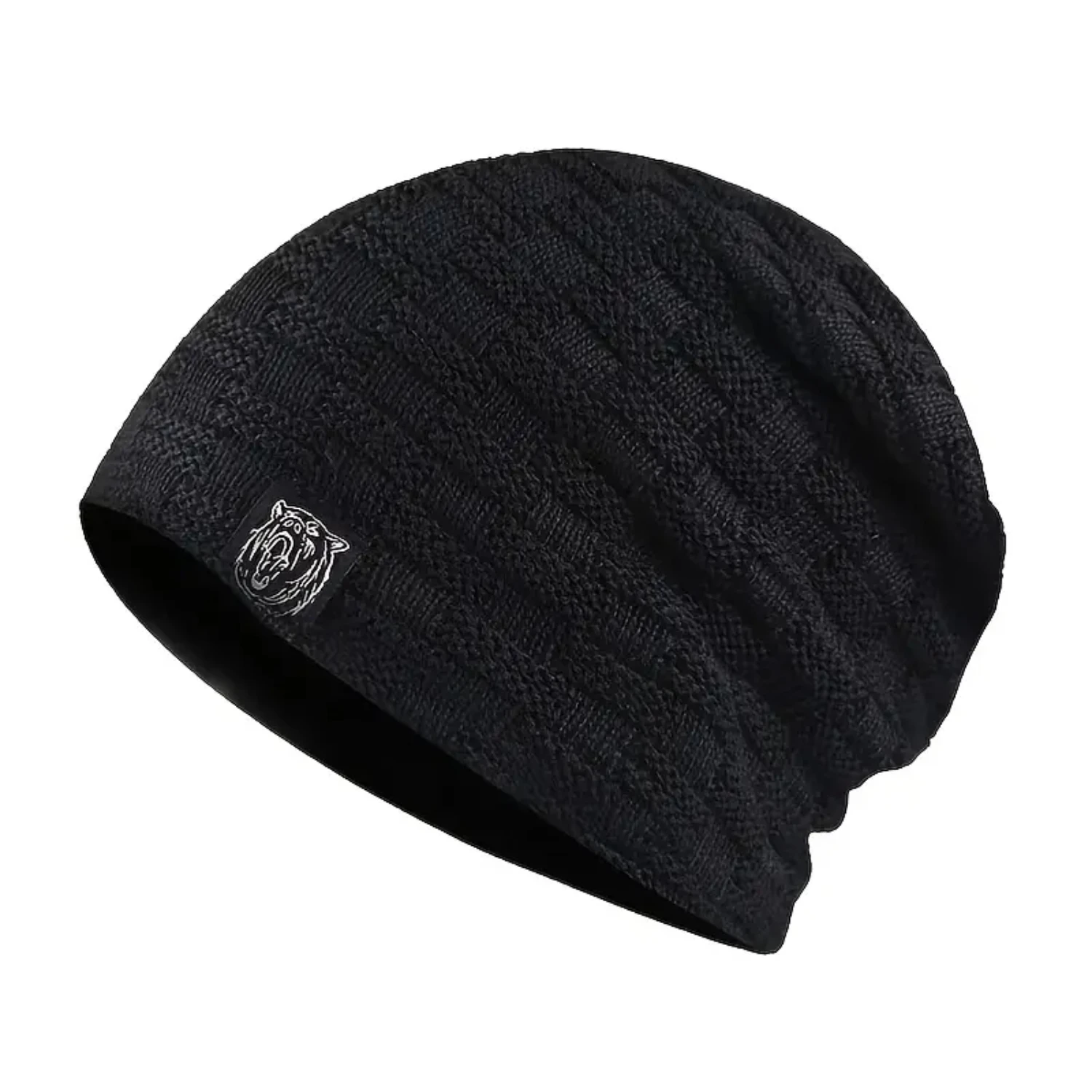 Mens Warm and Cozy Thick Thermal Knitted Hat - Ideal for Snowy Weather with Exceptional Insulation and Comfort Hair stuff Hat
