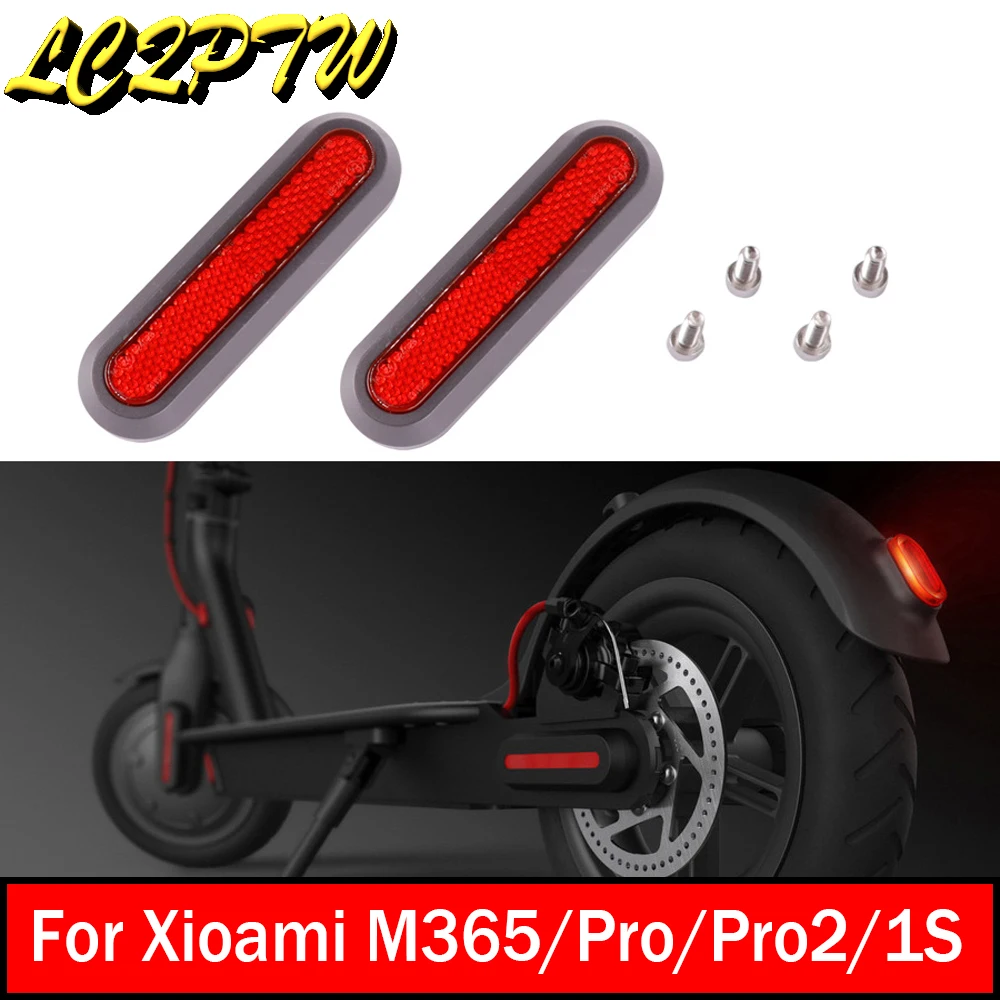 Electric Scooter Wheel Cover Protect Shell For Xiaomi Scooter Pro 2/1s/M365/Pro Front Rear Safety Reflective Replacement Parts