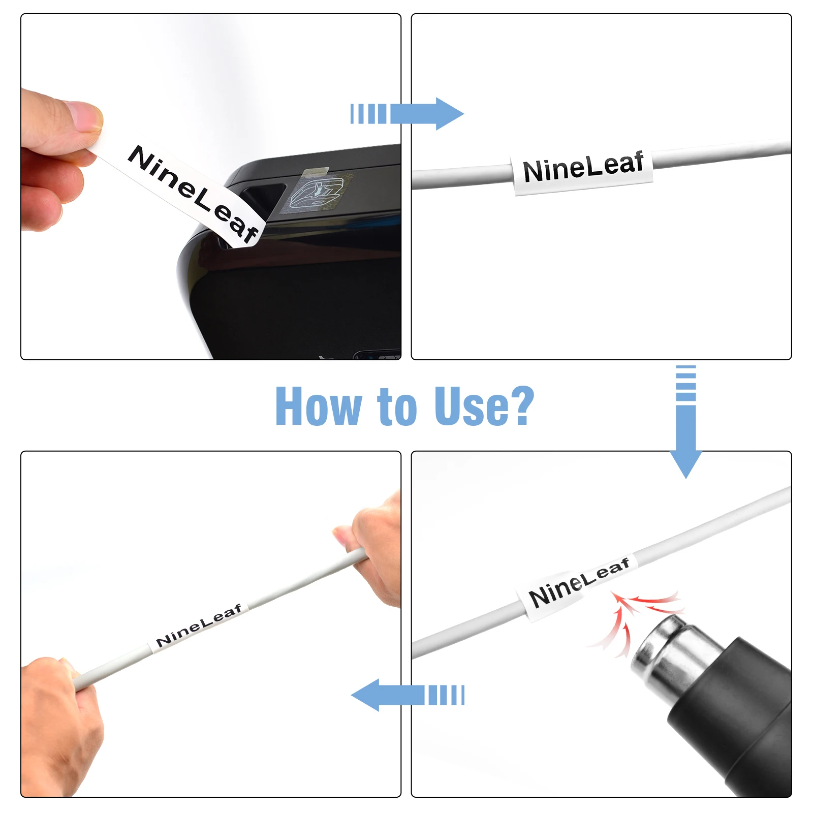 3-20PCS Heat Shrink Tubes Compatible for Brother HS HSe-231 631 5.8mm-23.6mm Label Tape for P-Touch PT-1010 PT-E500 Label Maker