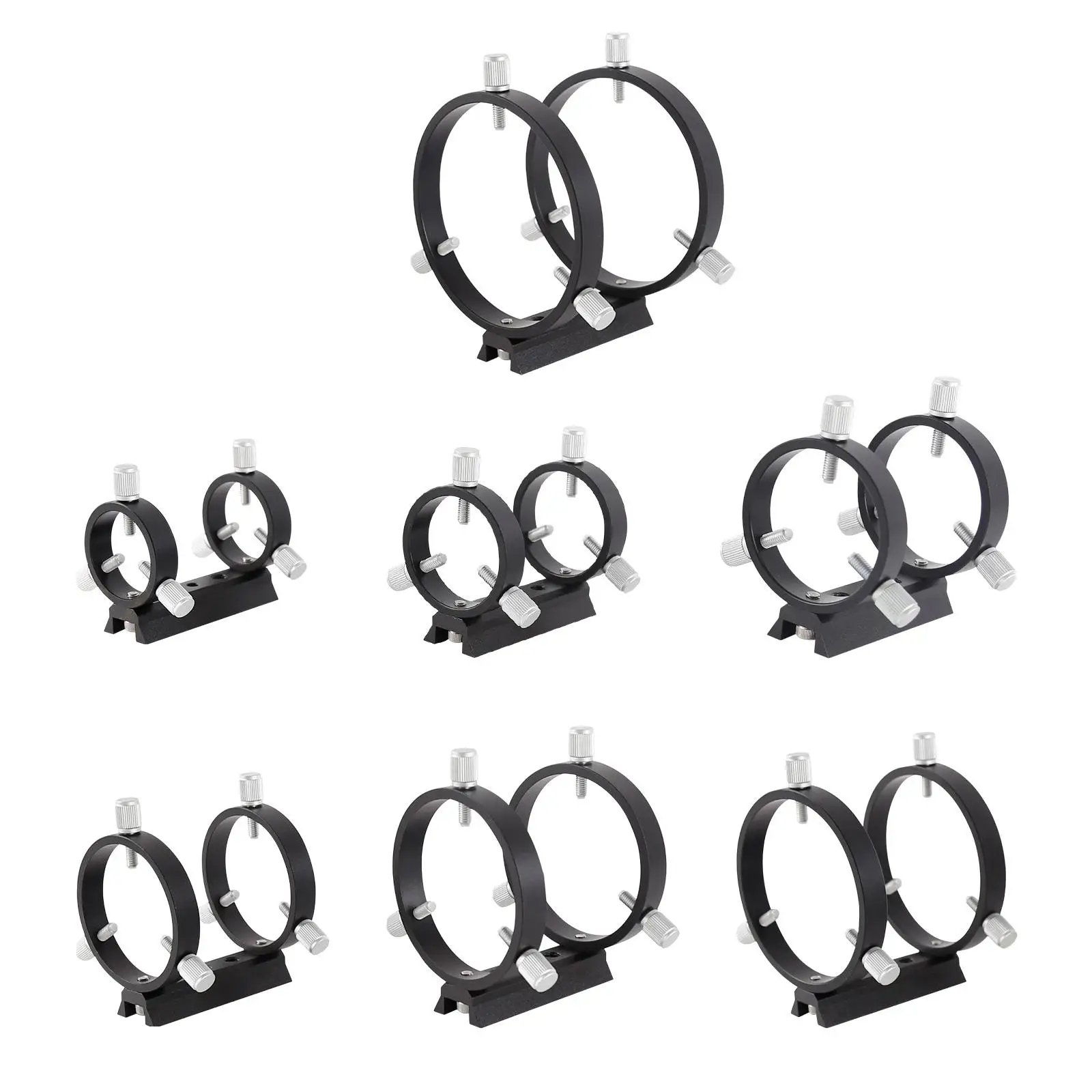 Astronomy Accessories Aluminum Alloy Guide Scope Finderscope Kit Wide Frame Mount for Telescope Enthusiasts