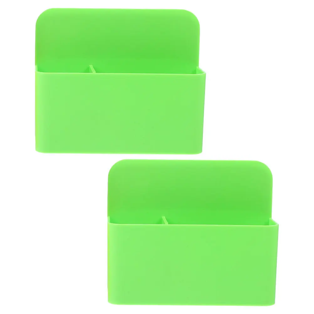 2Pcs Magnetic Pen Storage Holder Magnet Whiteboard Pen Holder For For Office For Students Heavy Duty Back Markers