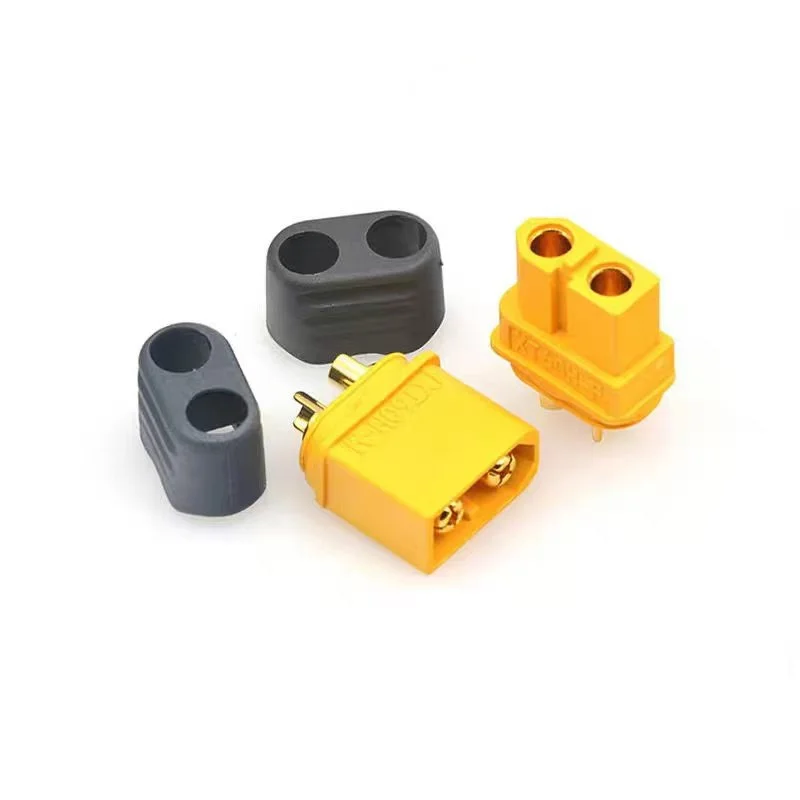 XT60 Male and Female Connector, Gold-Plated Copper, RC Car/Boat Connector Plug, T-Type Large Battery Accessories, XT30-F M