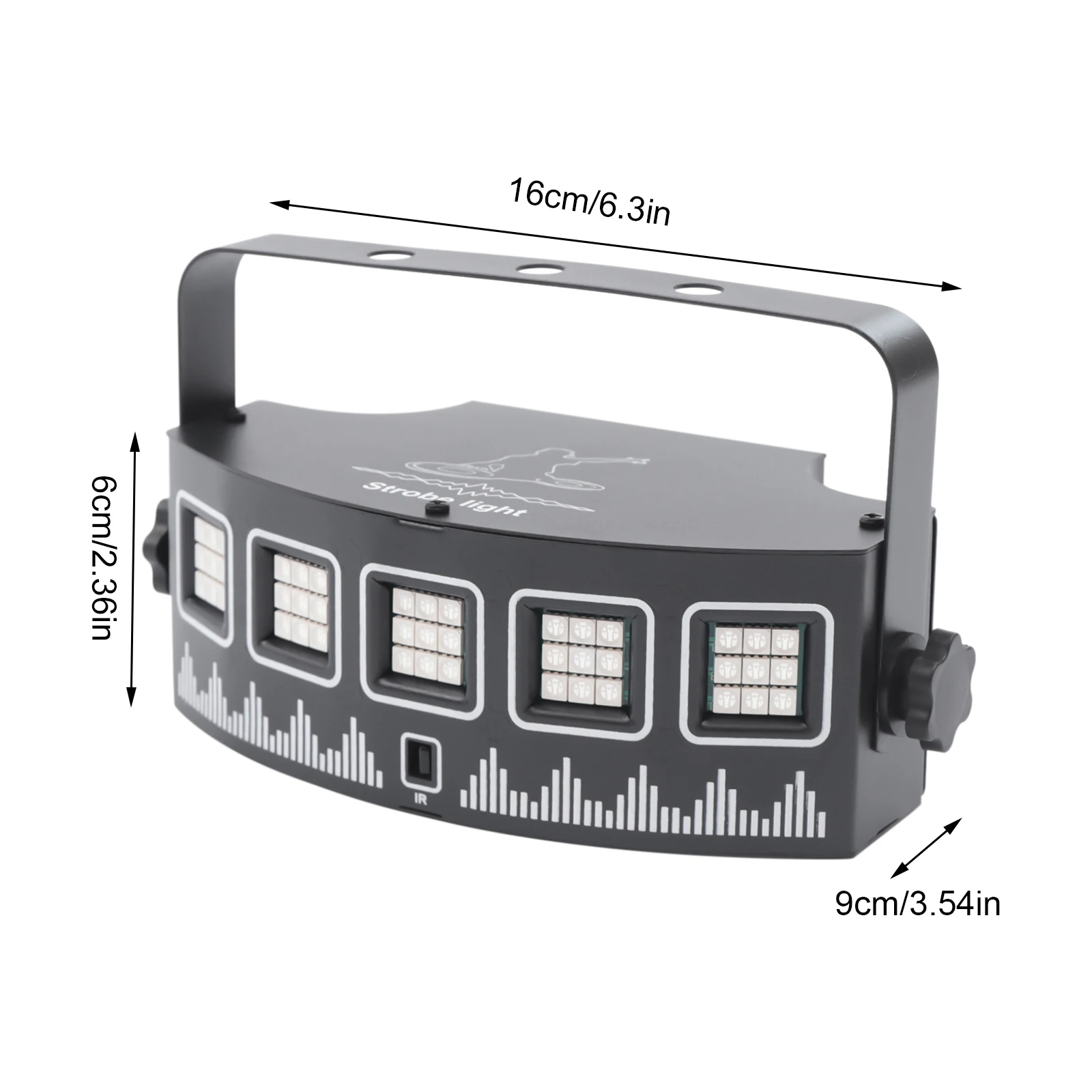 Proyector de luz LED para DJ, iluminación de escenario de discoteca, efecto de luz para fiesta de DJ, luces estroboscópicas de escenario, regalo