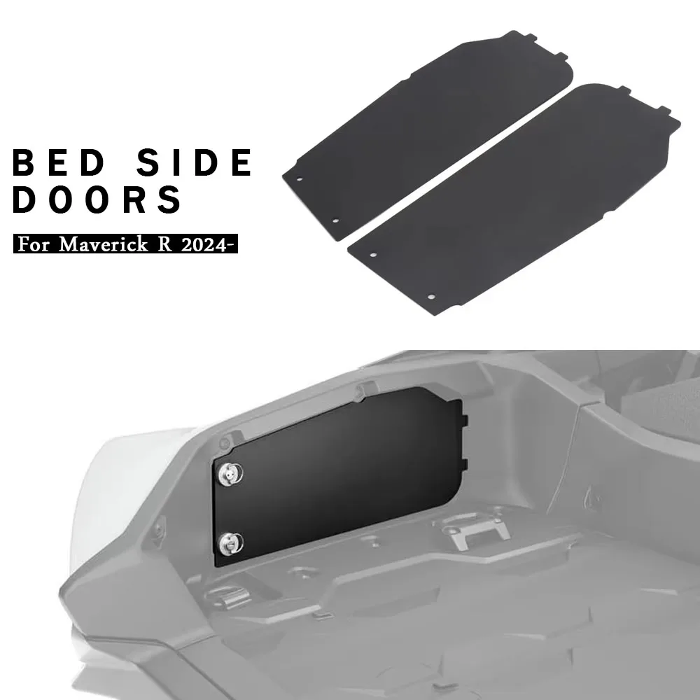 

For Can-Am Maverick R UTV Accessories Black Rear Bed Side Doors Left and Right For CAN-AM MAVERICK R 2024