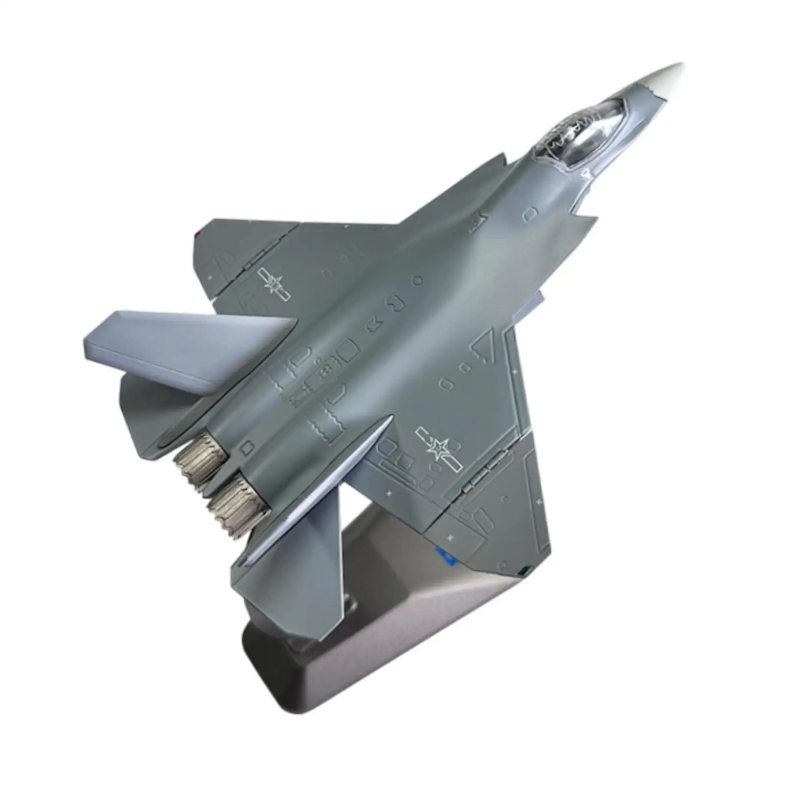 

Модель истребителя 1/100, модель игрушечного самолета для офисной книжной полки