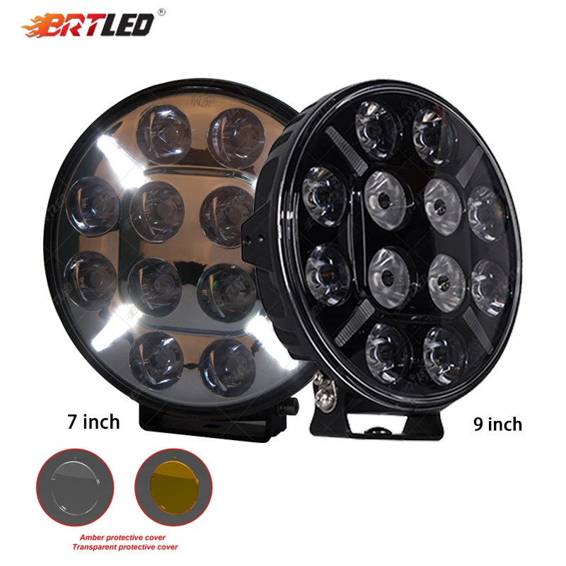 

New Offroad 6500K LED Driving Light 60W 7inch Spot Light for 4x4 Motorcycle