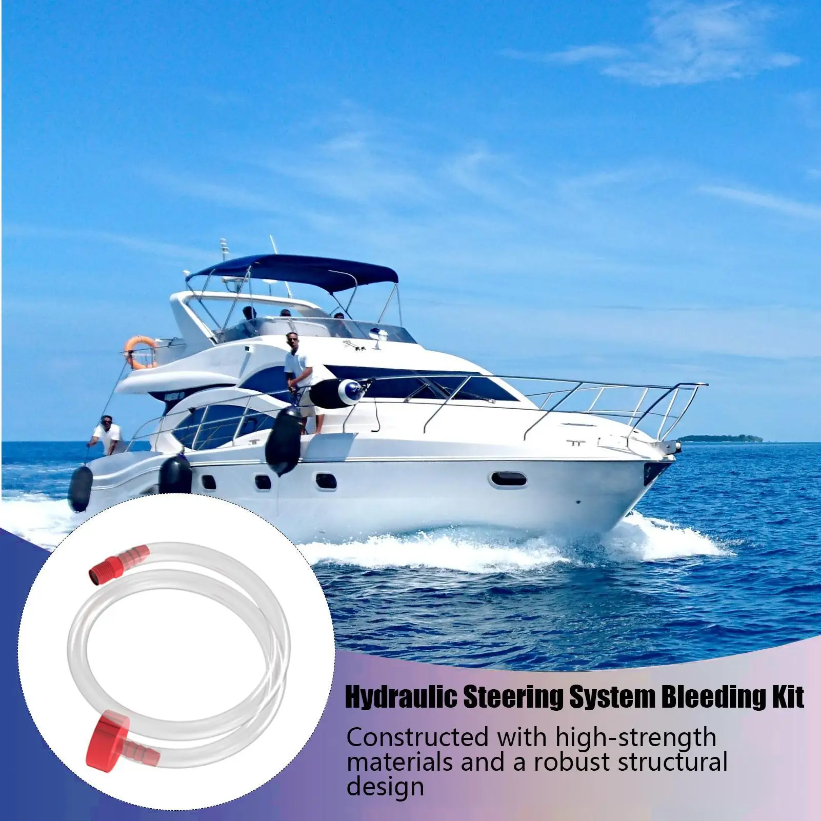 

Boat Hydraulic Steering System Tight Fit Leak-proof Boats Hydraulic Steering System For Rec Boater Repair Pro Yacht Owner