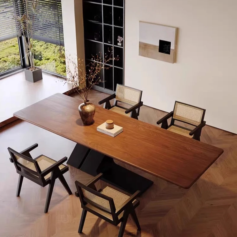 

Высококачественный эстетический дизайнерский деревянный современный офисный стол, оригинальный компьютерный письменный стол, мебель для конференций Escritorio