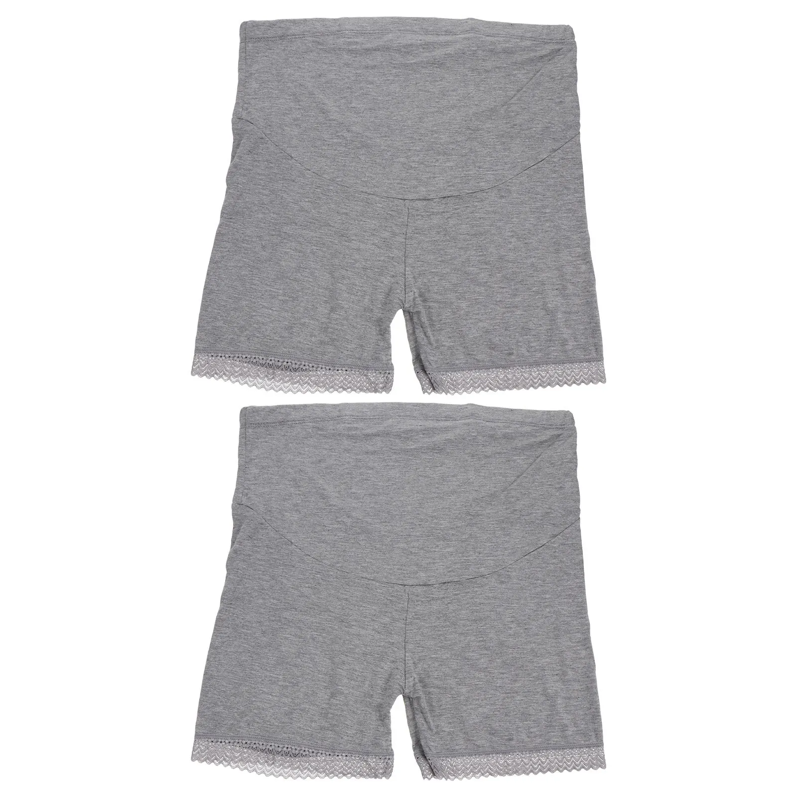 

2 шт. хлопковые трусики для беременных с высокой талией, нижнее белье для беременных, мягкие эластичные легкие защитные брюки для живота