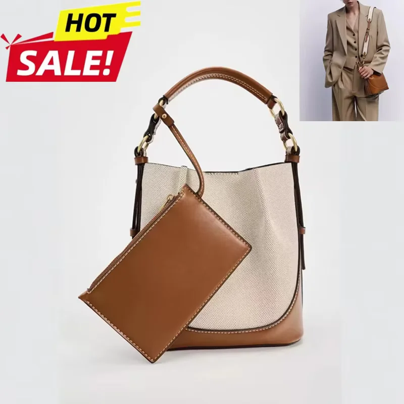 Bolsos de Hombro Grandes para Mujer con Correa Ancha, Bolso de Mano con Cordón, Bolsos Cruzados de Moda
