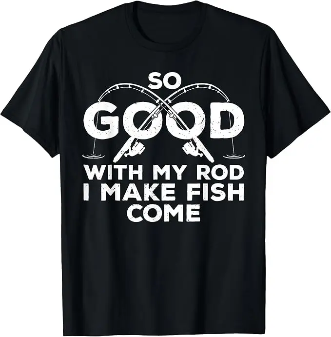 Lustiges Angler-Design für Männer und Frauen, Angler-Fisch-Angel-T-Shirt, Humorvolles, einzigartiges Angler-Geschenk, T-Shirt mit Angler-Sprüchen, Outdoor-Kleidung – Detail 19