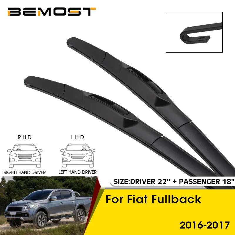 Car Wiper Blades For Fiat Fullback 2016-2017 Windshield Windscreen Front Window Blades 22