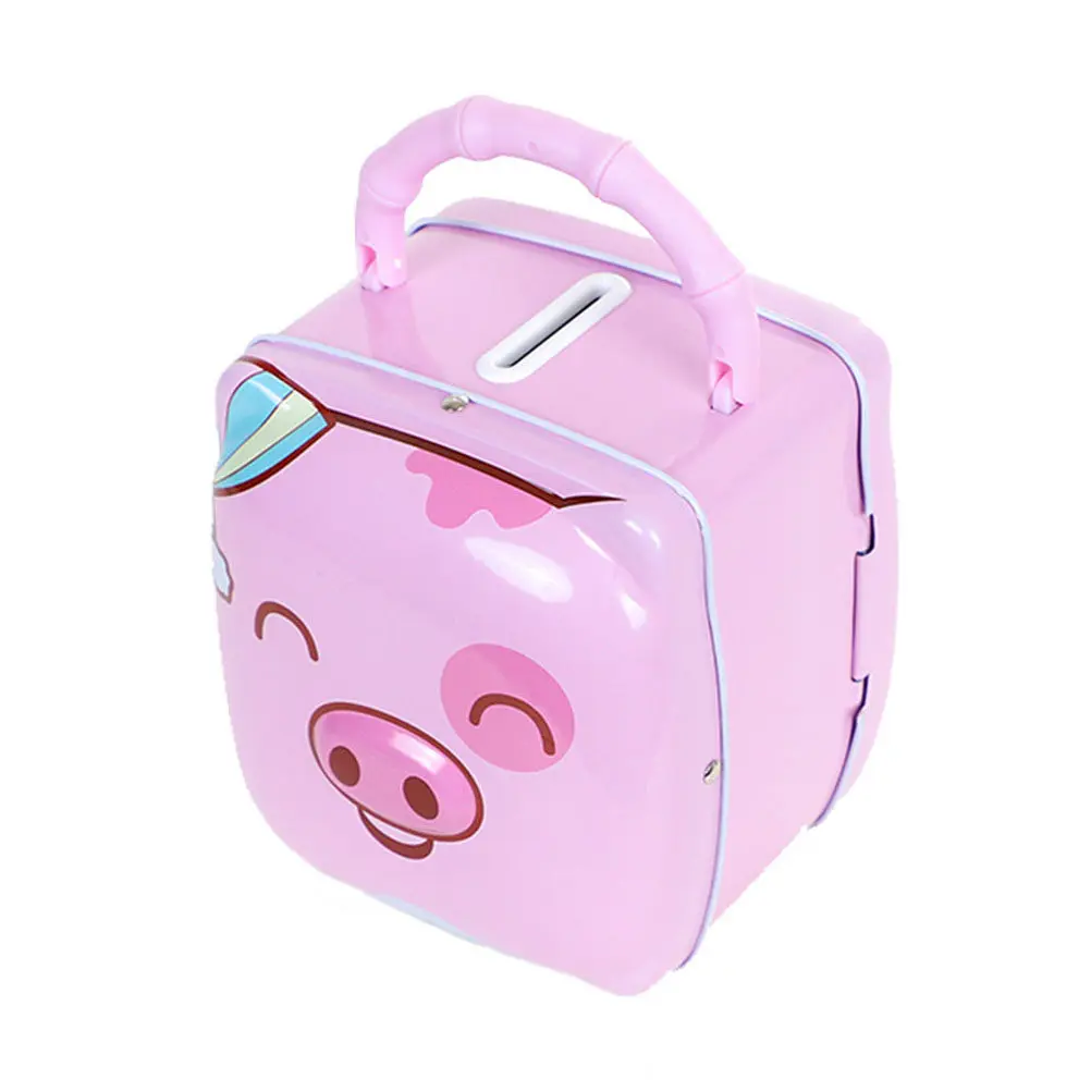 Creative Pig Shaped Piggy Bank Saving Pot Coin Holder Money Box Bedroom Decorative Gift Present Saving Pot