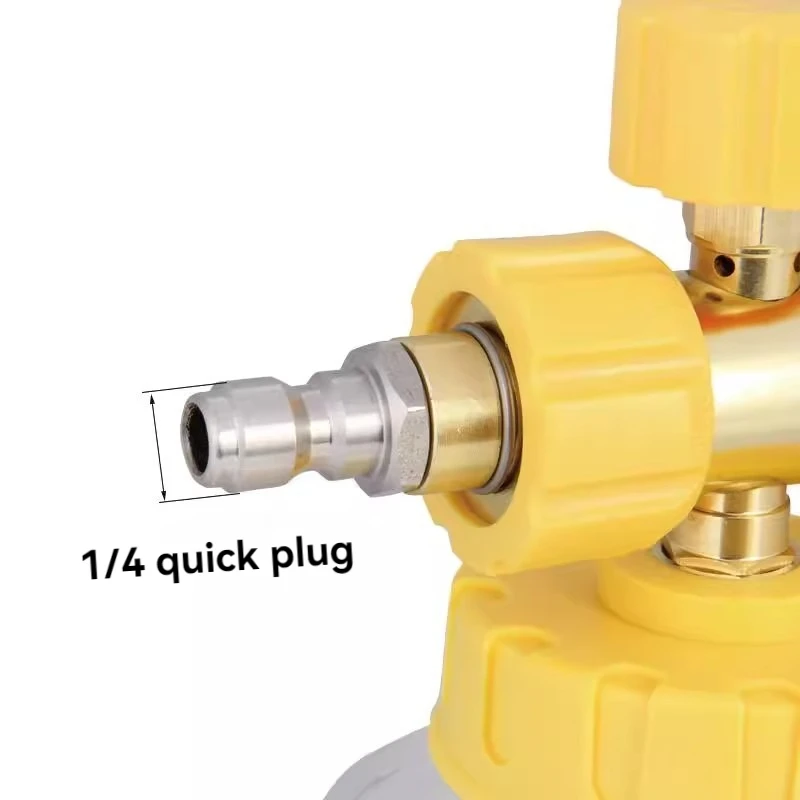4000psi-カラフルフォームキャノンキット、効率的な発泡、1-4インチクイックコネクト＆パステルカラー、ほとんどの洗浄機に対応