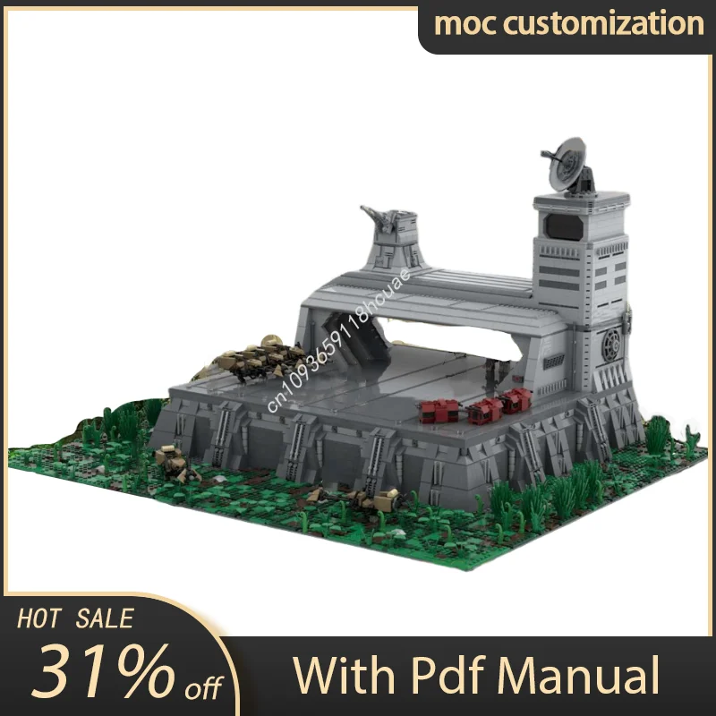 

НОВЫЙ 6881 шт. Moc Star Battle SW-Speeder Platform on Endor, креативная детская кирпичная игрушка, строительные блоки на день рождения, рождественский подарок