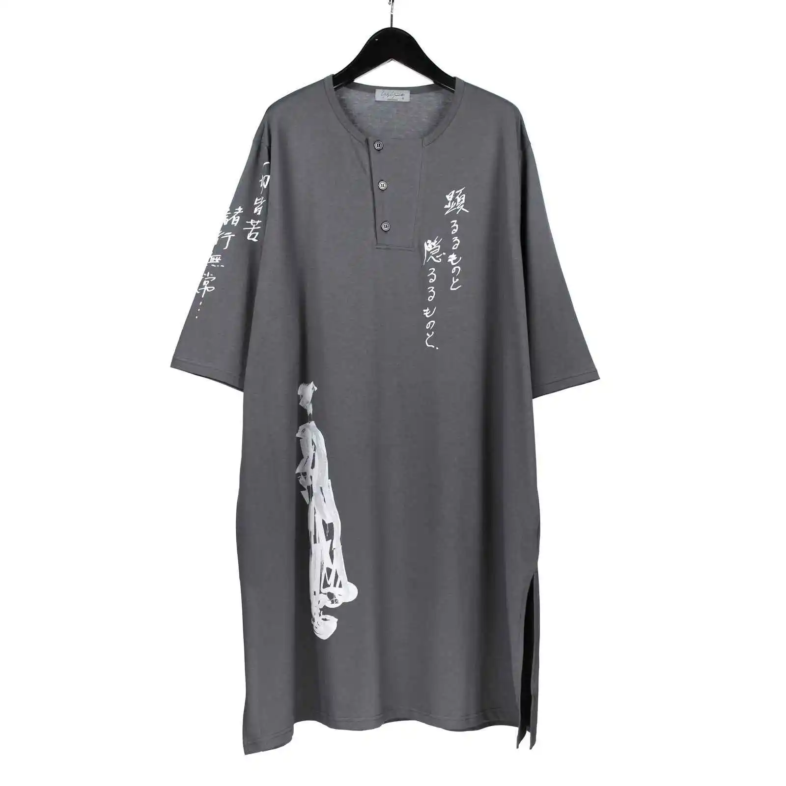 TOP-YAMAMOTO25SS Spring/Summer New three-color printed short-sleeved T-shirt