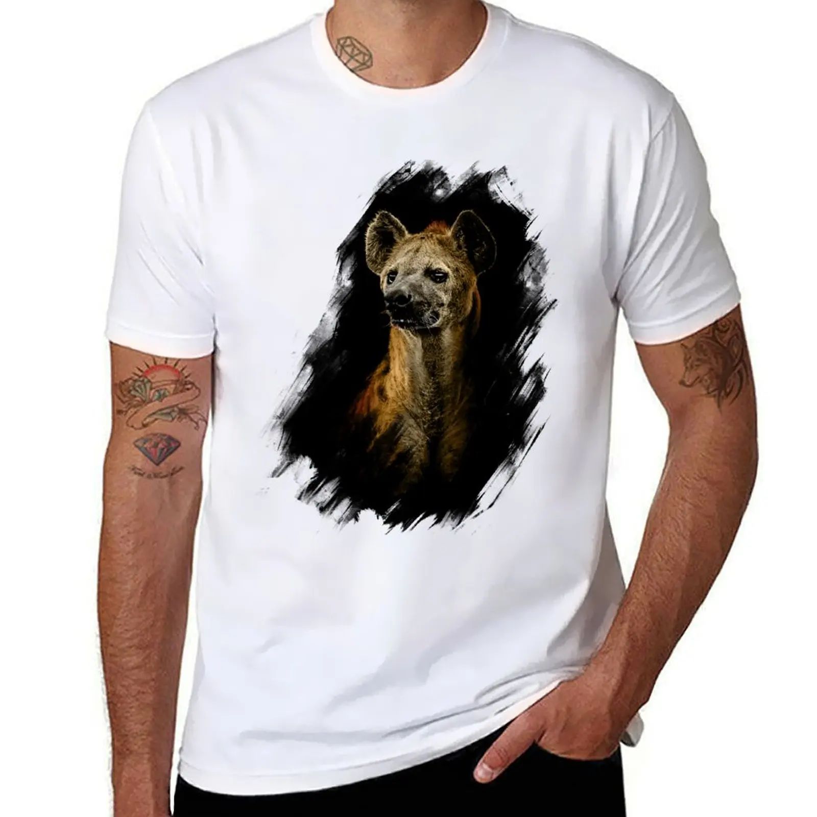

Hyena Spirit T-Shirt men t shirt cotton 100% t shirts cotton 100% T-Shirt