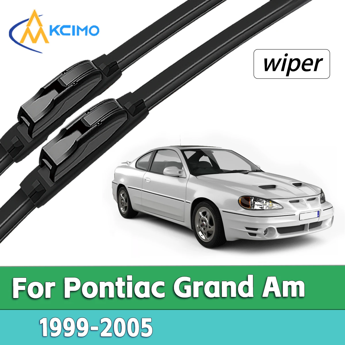 

Windscreen Rain Wiper Blade Rubber Assembly for Pontiac Grand Am 1999-2005 Smooth Quiet Front Windshield Wipers