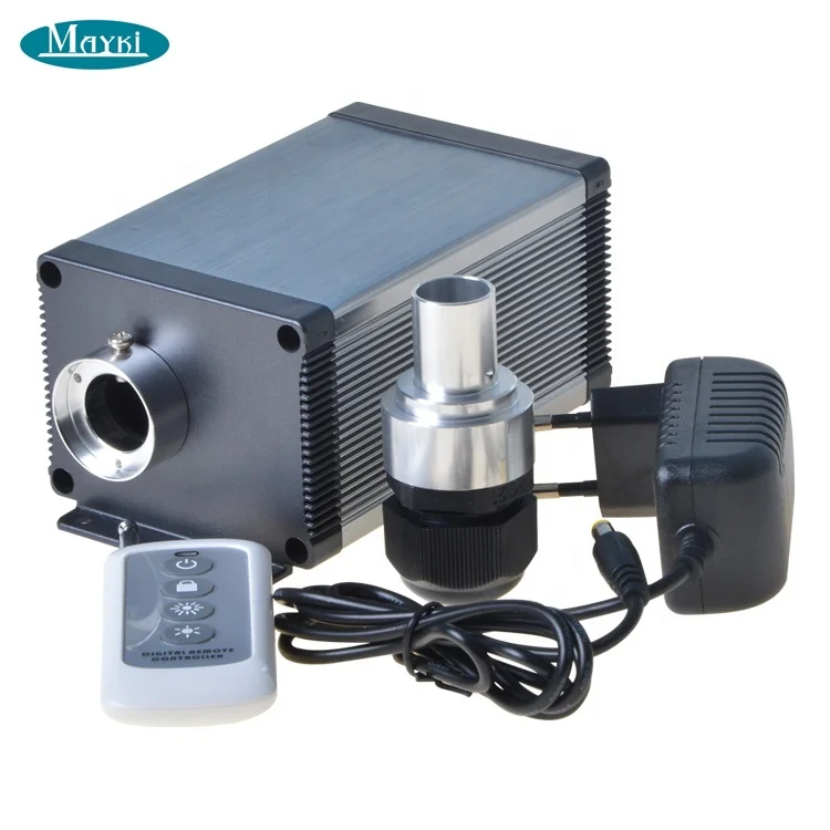 12V 6W RGB LED Twinkle Fiber Optic Generator Light Engine for Car Star Ceiling Sensory Using